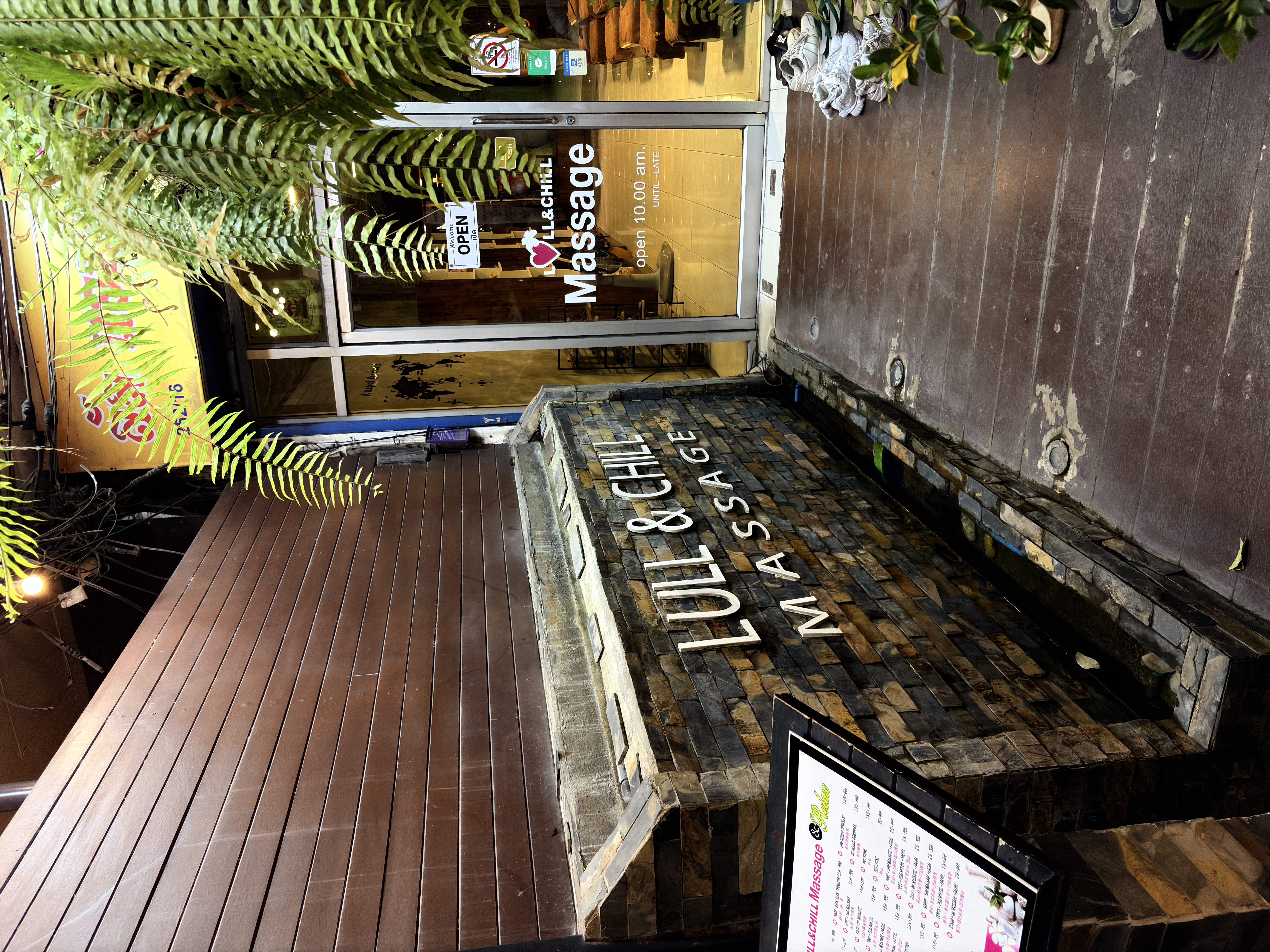 Lull & Chill Massage shop entrance
